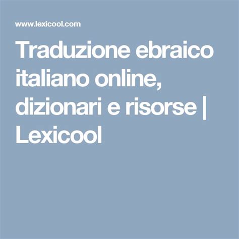 by traduzione|traduzione online lexicool.